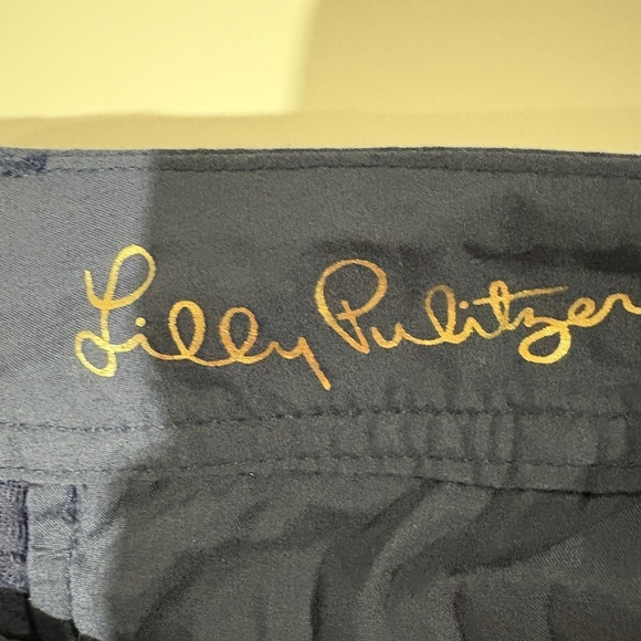 Lilly Pulitzer Navy Blue Callahan Shorts Size 4 - Picture 3 of 3
